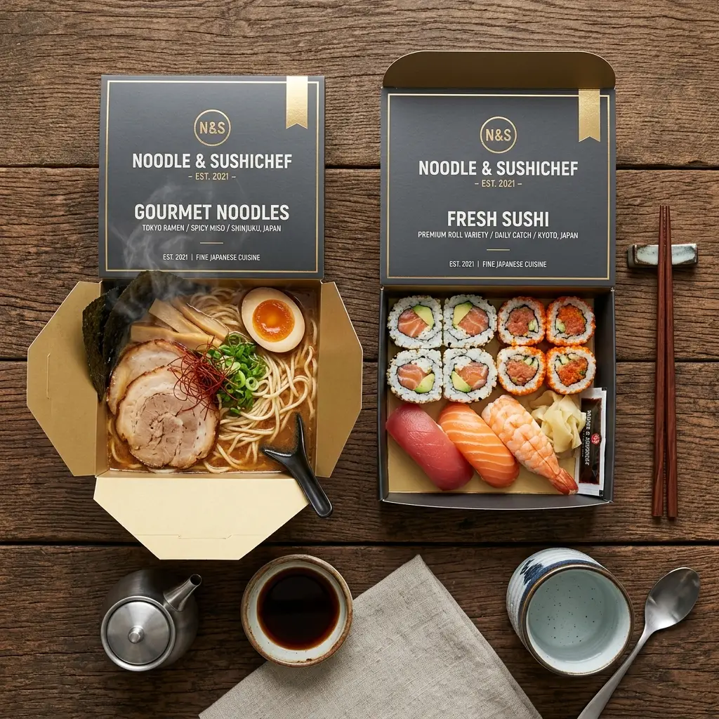 Delivery Verpackung und Gaesteerlebnis